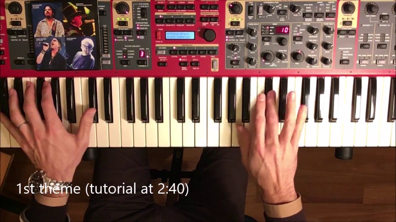 The Muse (David Paich) - Piano solo cover, accompaniment and tutorial