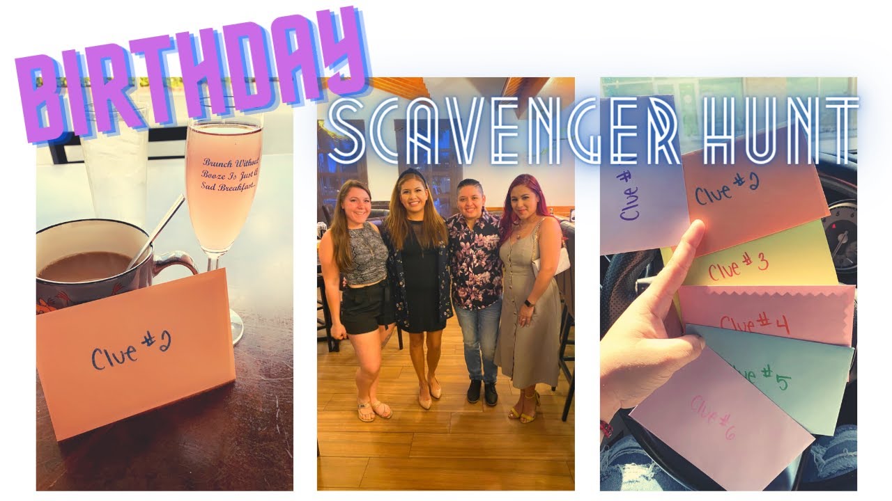 BIRTHDAY SCAVENGER HUNT | I planned a HUGE surprise for my girlfriend's birthday!