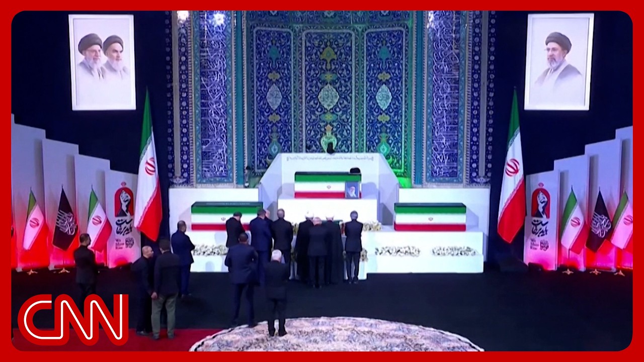 Inside Iran funeral for former leader: new Supreme Leader absent