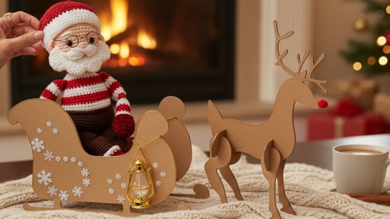 Papá Noel Santa Claus Amigurumi - Parte 3 Cara