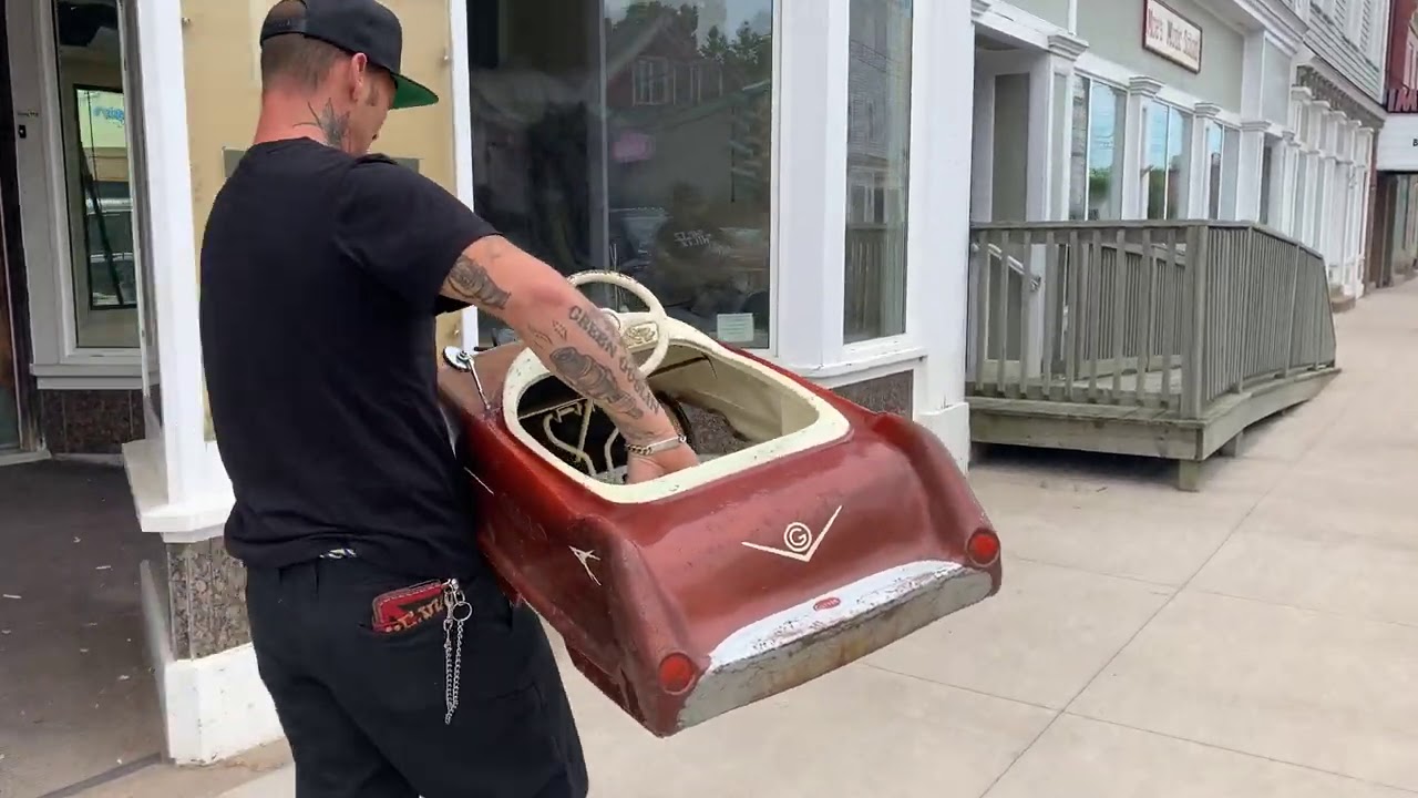 Rare find: an original 1950's 'Kidillac' pedal car