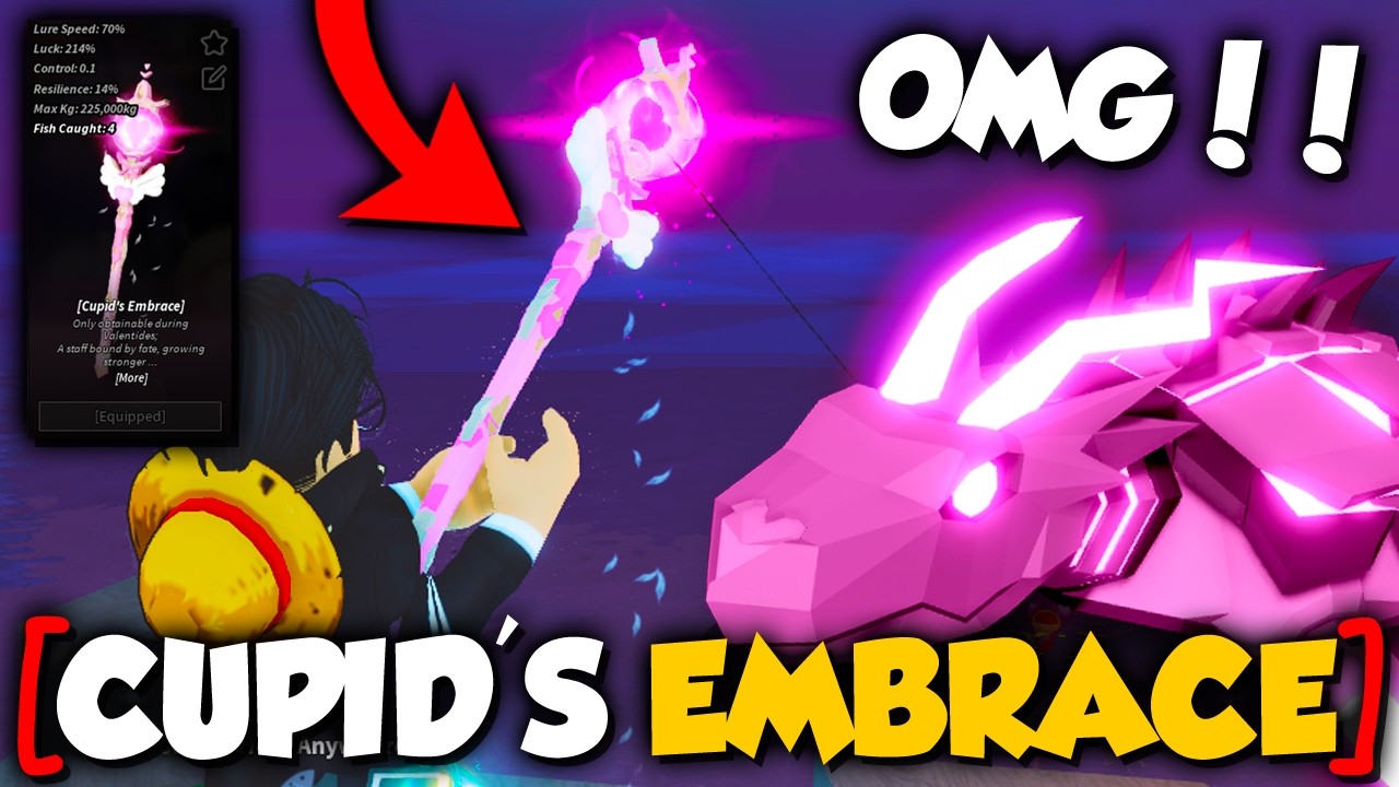 como conseguir CAÑA CUPIDS EMBRACE en FISCH ROBLOX