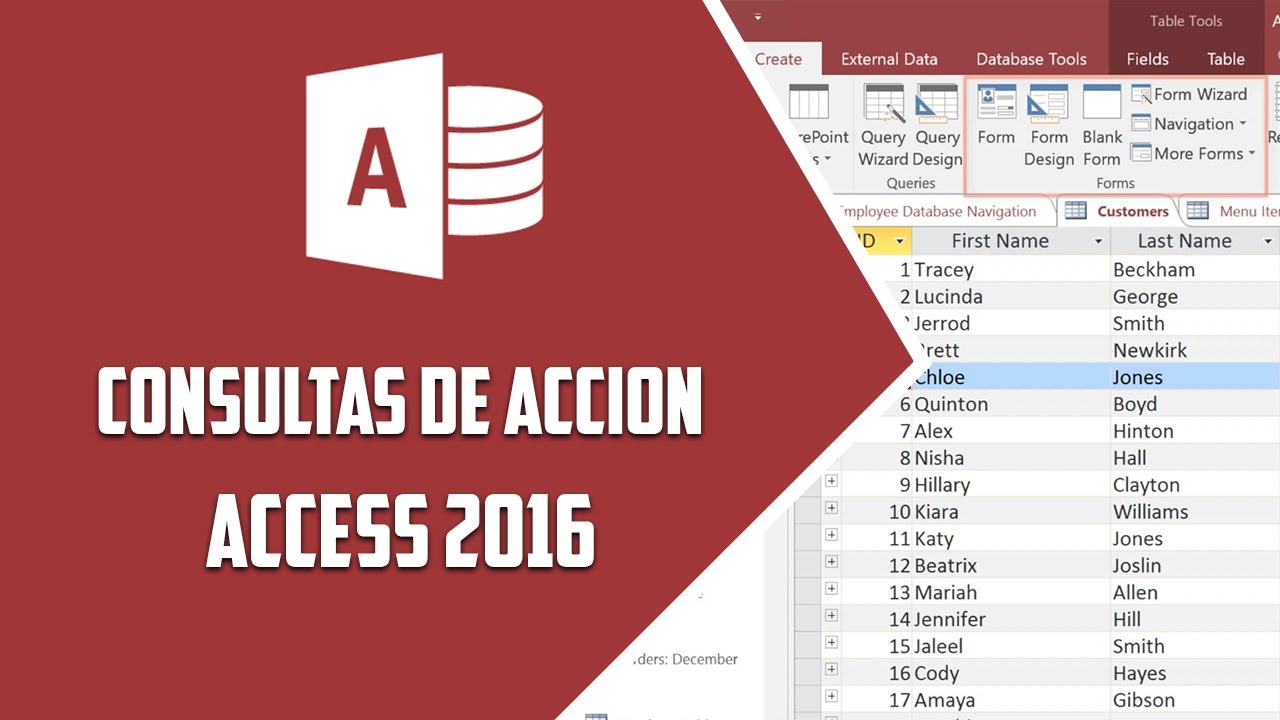Access 2016 – Consultas de acción - Video 24