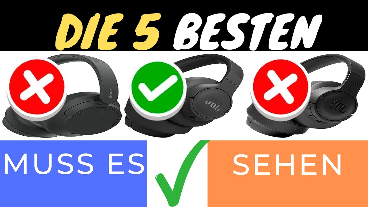 DIE BESTEN BLUETOOTH OVER EAR KOPFHÖRER 2025 🎧🔥 | ACTIVE NOISE CANCELLING IM VERGLEICH!