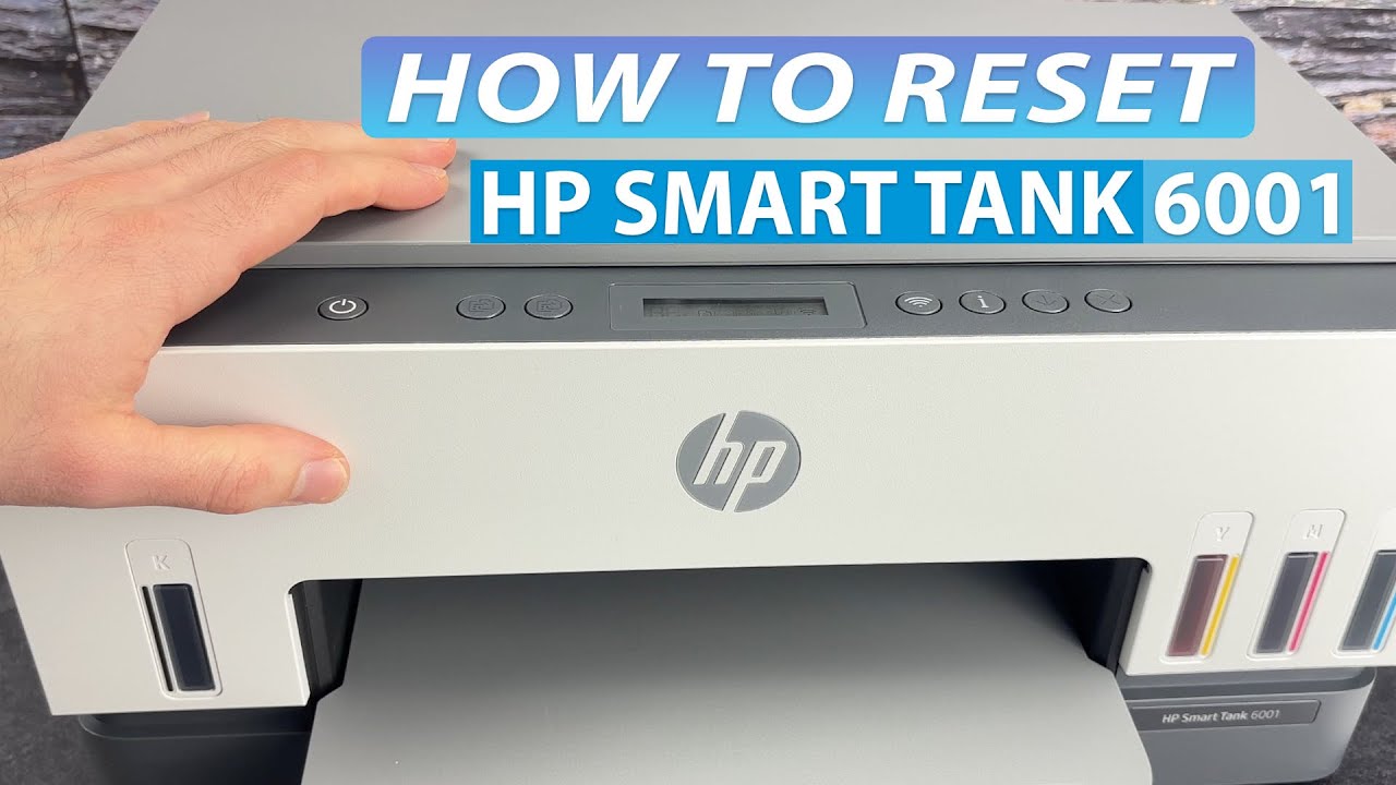 Как сбросить настройки HP Smart Tank 6001