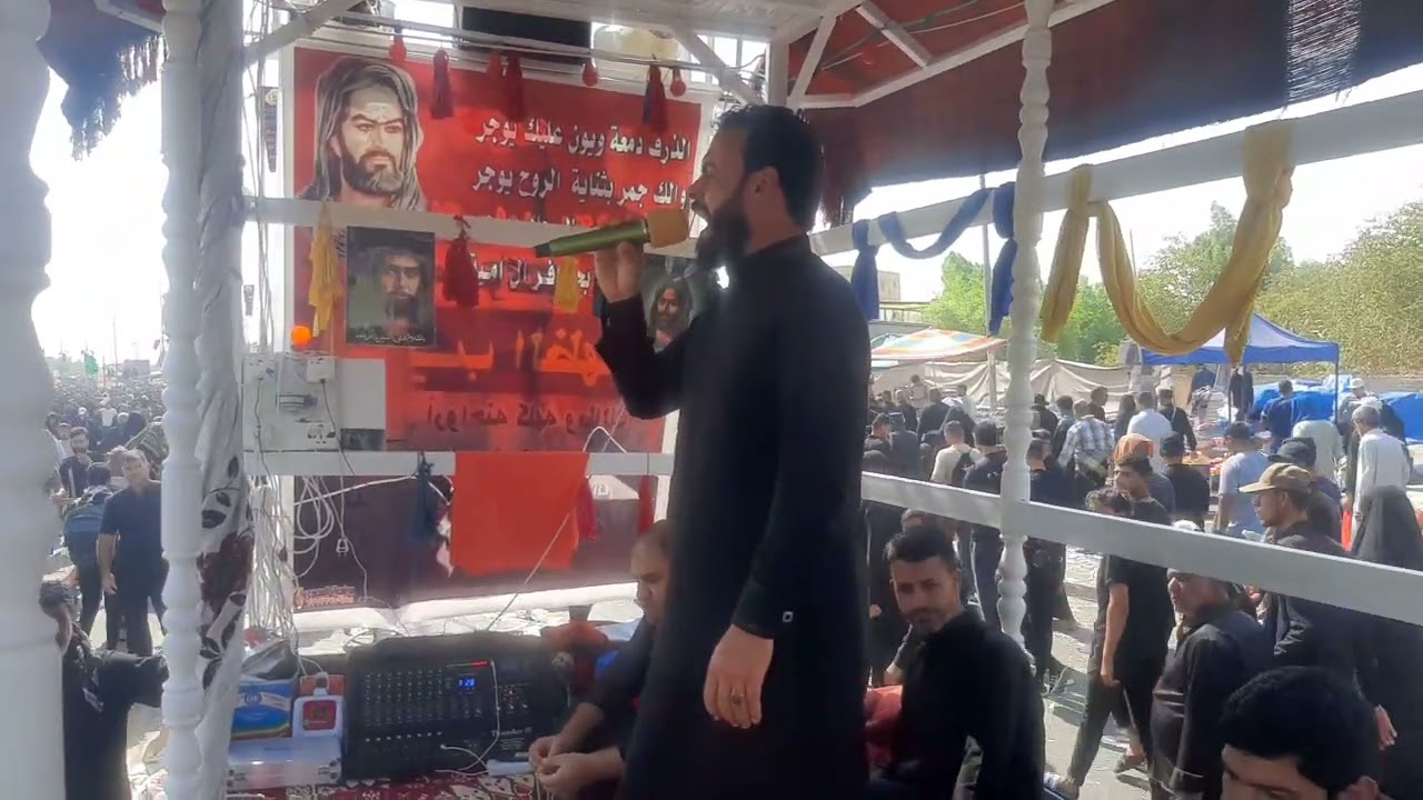 في كربلاء الحسين ع الشاعر الحسيني سعد الكصيري والرادود ظاهر الخيكاني