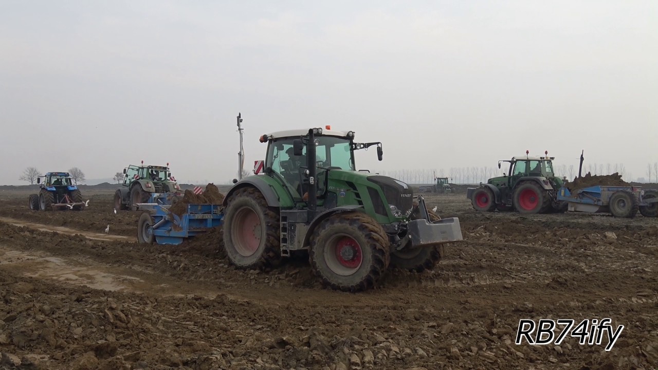 LAND LEVELING - FIAT HITACHI FD255 D180, FENDT 936 826 818, JOHN DEERE 8110, LANDINI Legend 145