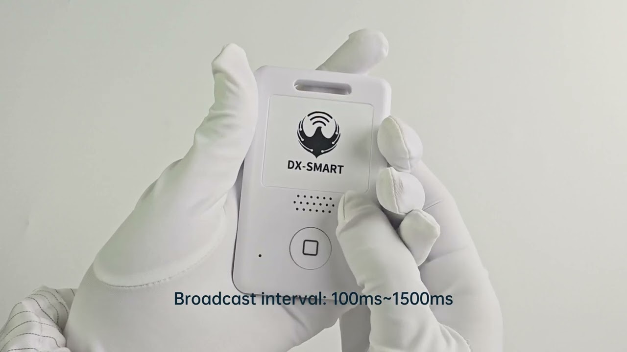 DX-SMART CP29 Card ble beacon smart badge indoor positioning personnel tracking product display
