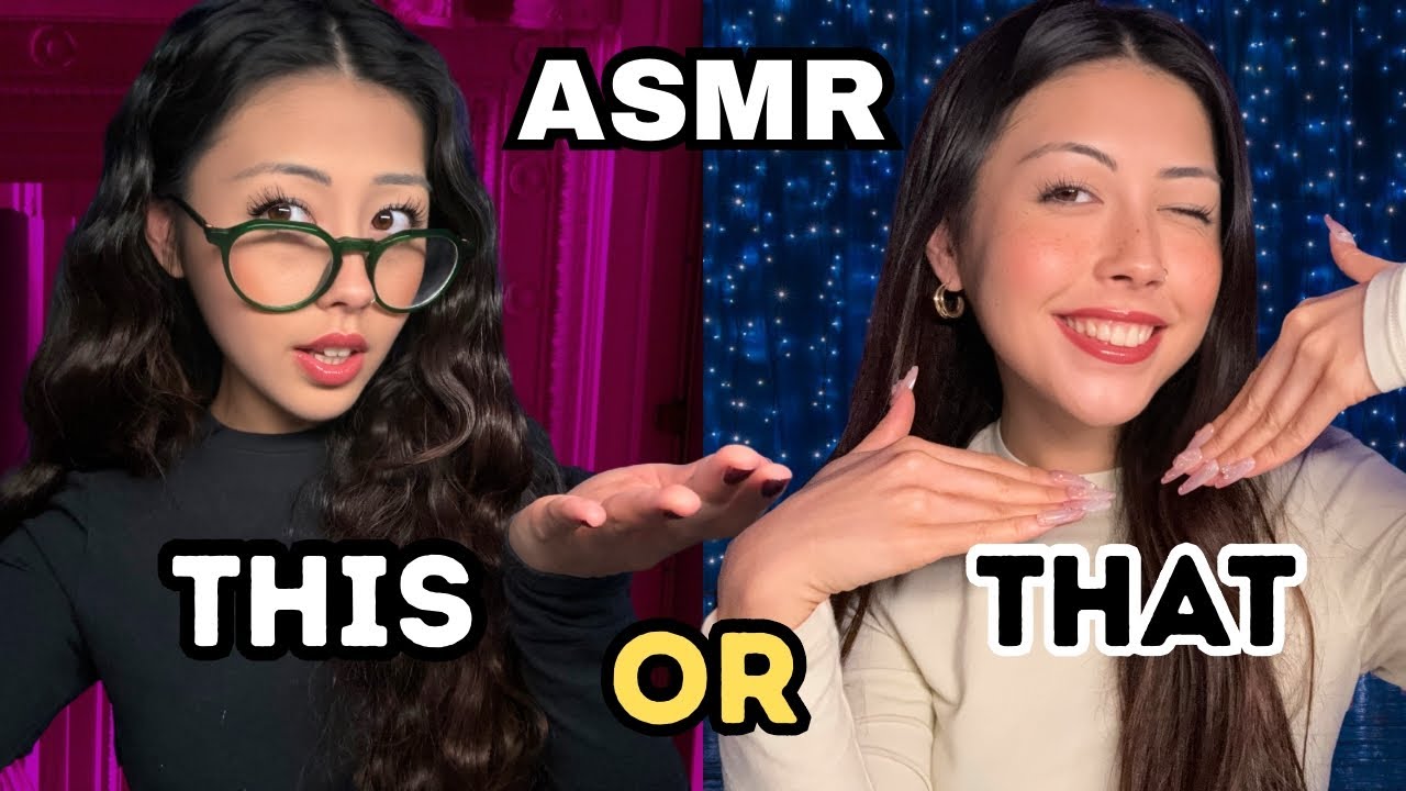 ASMR This or That? 💭Tingly Trigger Assortment for Deep Sleep & Relaxation