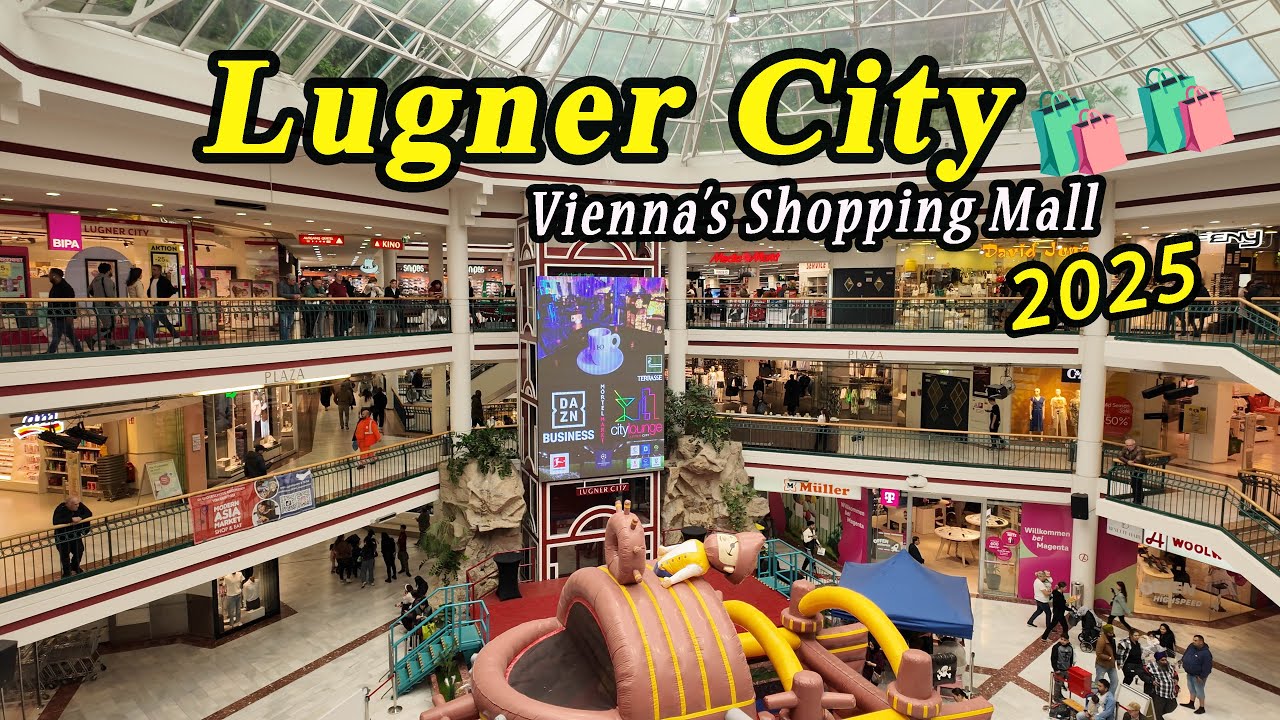Vienna Lugner City Walk, Shopping Center Tour | May 2025 【4K】