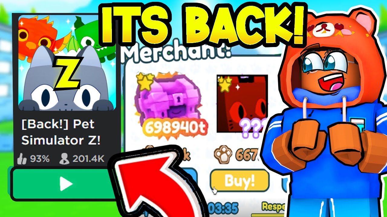 I Found How To JOIN Pet Simulator Z , BUT Free HUGE PETS!