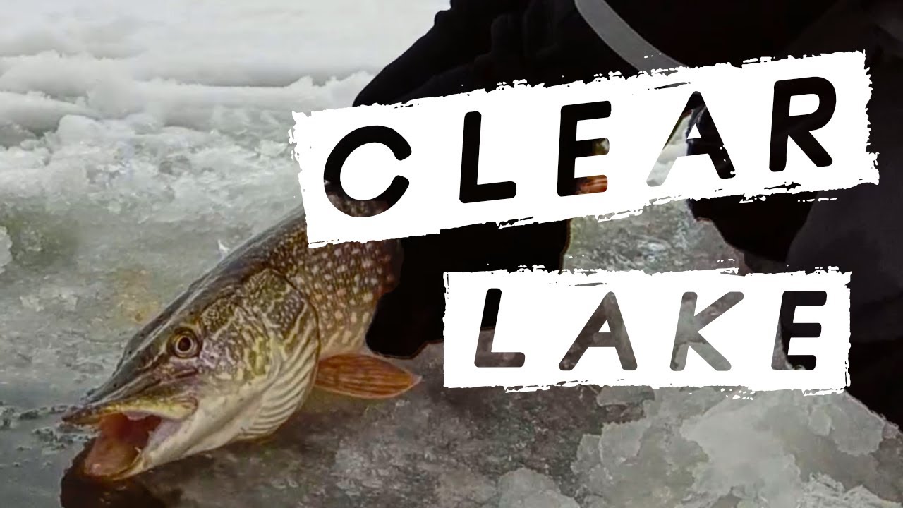 Clear Lake Ice Fishing in Southern Alberta Canada