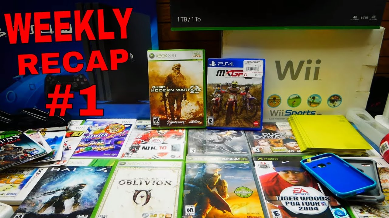 NEW SERIES!!! Gamestop Dumpster Dive Finds | Weekly Recap 1