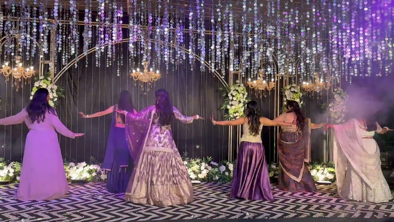 Sangeet bridesmaid glamorous dance full performance 