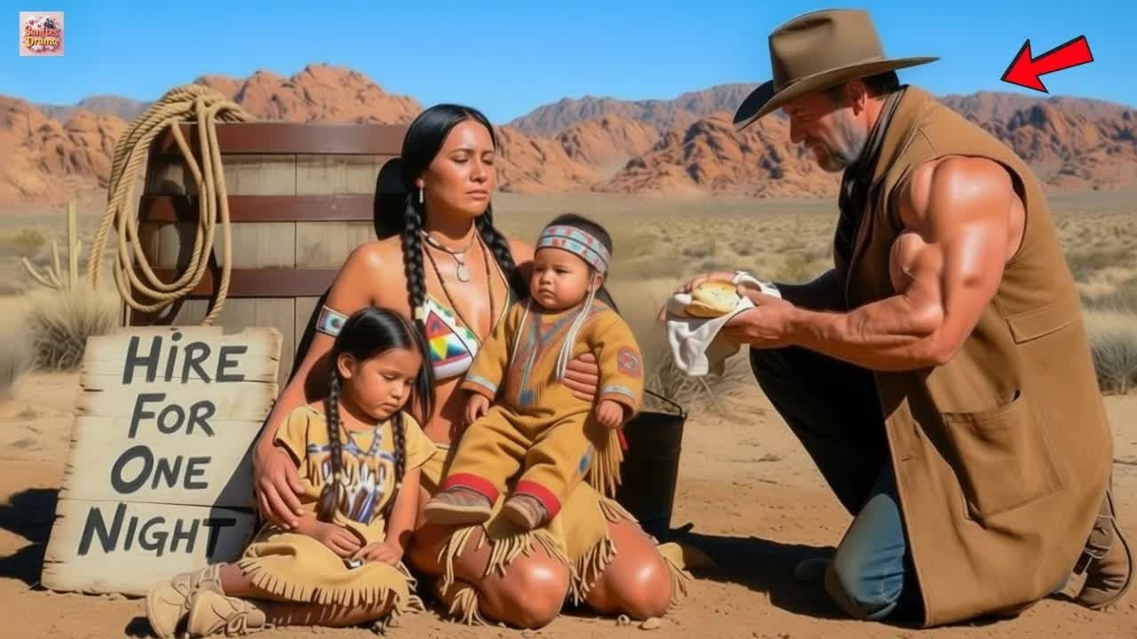 Bitte stell mich für eine Nacht ein, meine Tochter ist hungrig“ sagte die Apachenwitwe, doch Cow