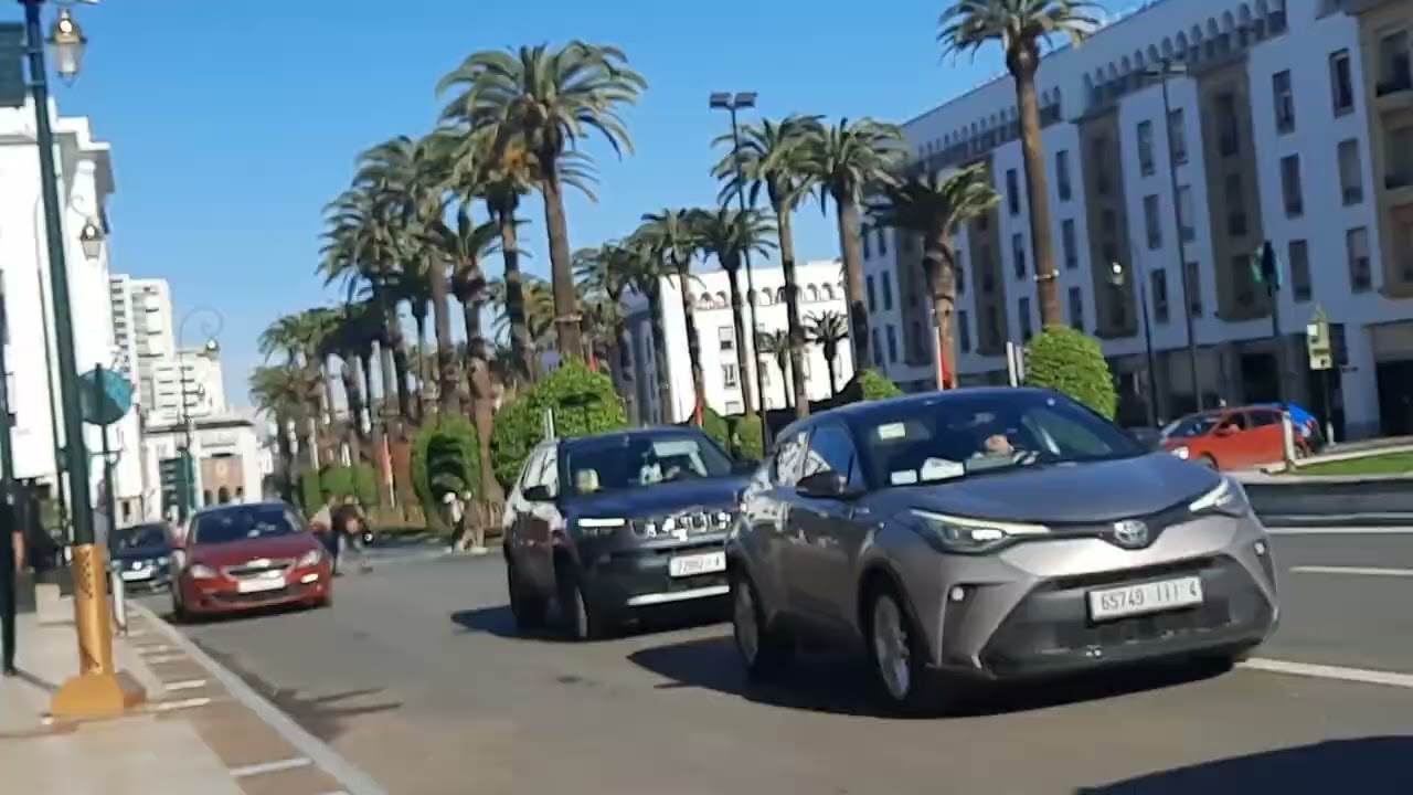 جولة  في مدينة الرباط مشيا على الاقدام 🇲🇦🇲🇦🫠🫠