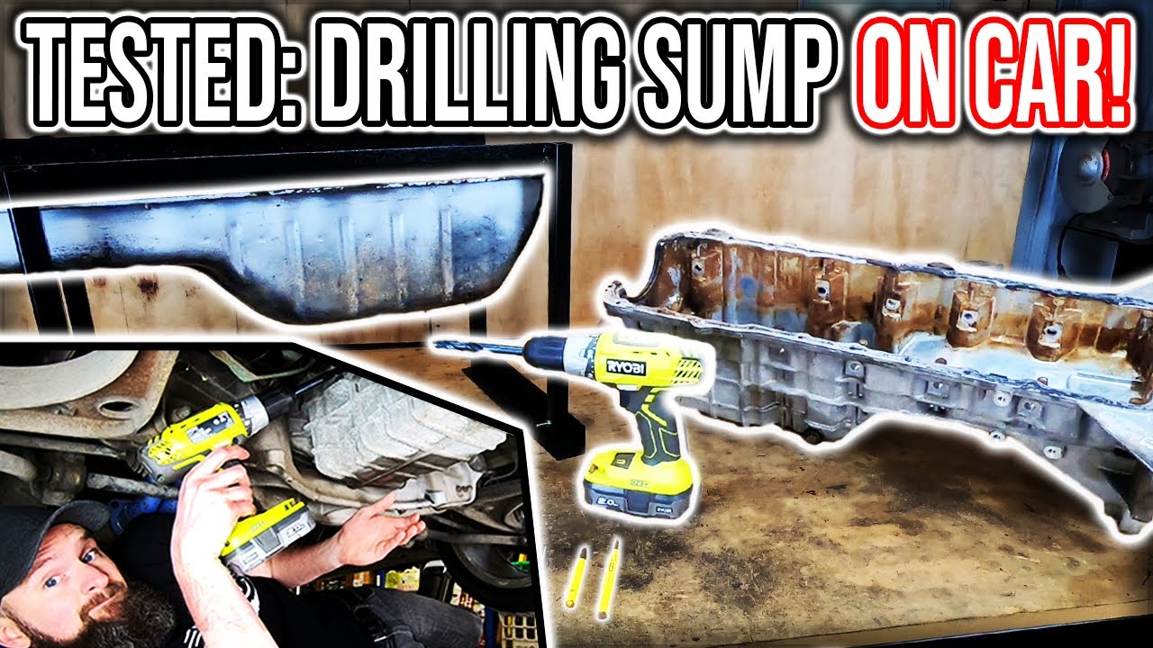 Will Drilling a Sump On Car DESTROY THE ENGINE? | TURBO Your NA Barra Pt 4