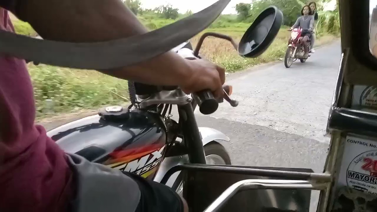 total dramarama ride a tricycle tmx 155 Honda sidecar