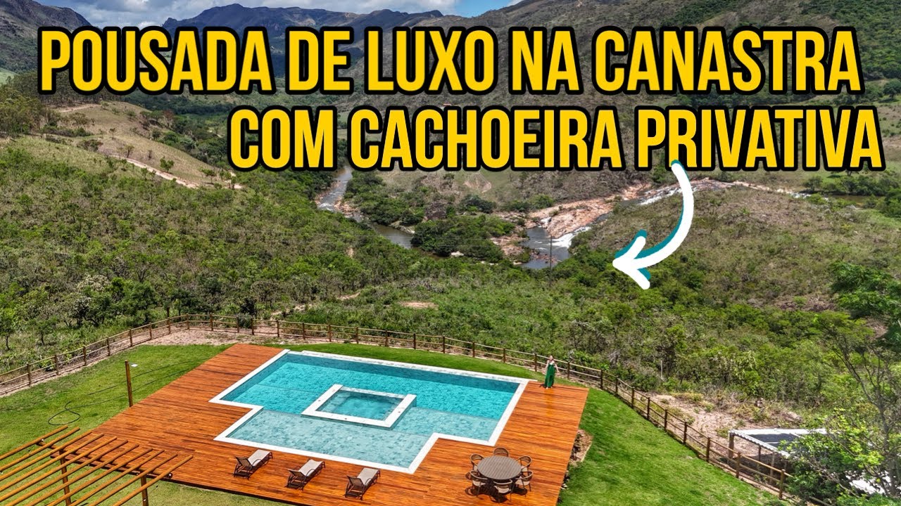 Pousada de Luxo na Serra da Canastra com cachoeira privativa