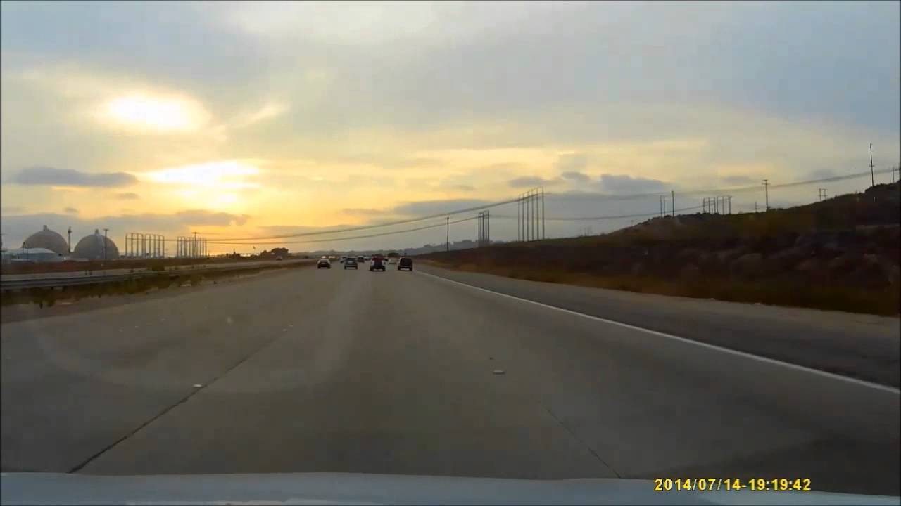 Driving San Diego to Los Angeles, California