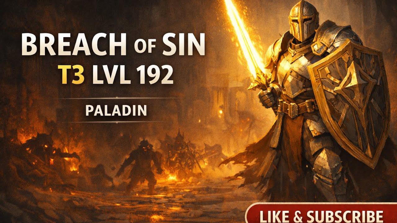 Diablo 4 – Breach of Sin Dungeon | Torment 3 | Paladin Level 192