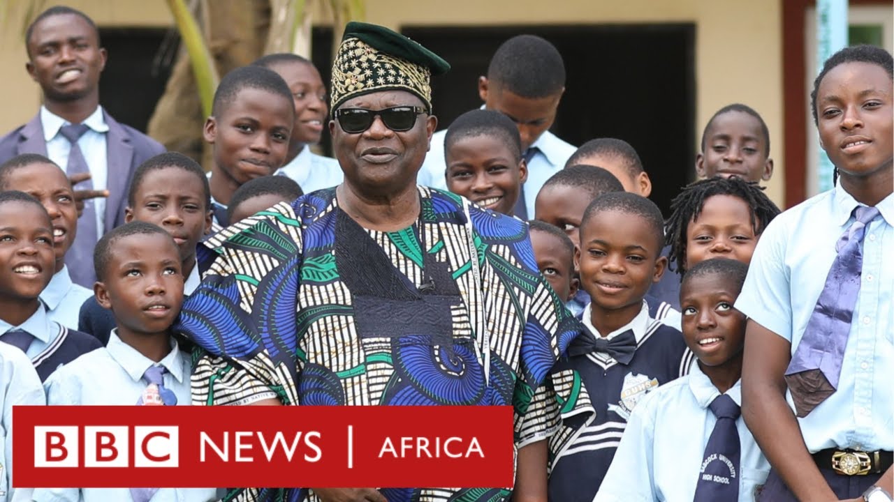 The king teaching gifted students from poor homes - BBC Africa