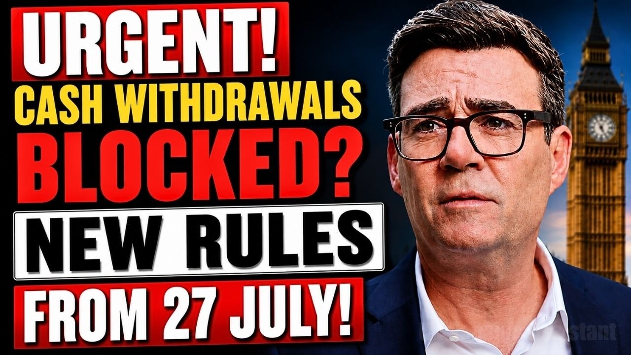 🚨 Attention UK Seniors 60+: New Cash Withdrawal Rules Take Effect from 27 July 2026