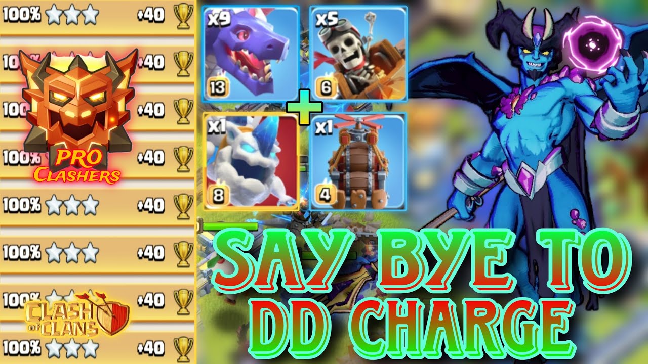 Super Easy. No Need DD Charge For This Easy HYDRA Strategy In Ranked Legend League. Army 👇