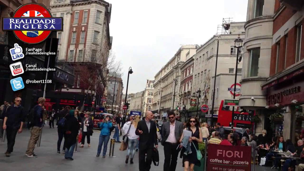 CONHECENDO - Centro de Londres (Piccadilly Circus, Leicester Sq. e Trafalgar Sq.)
