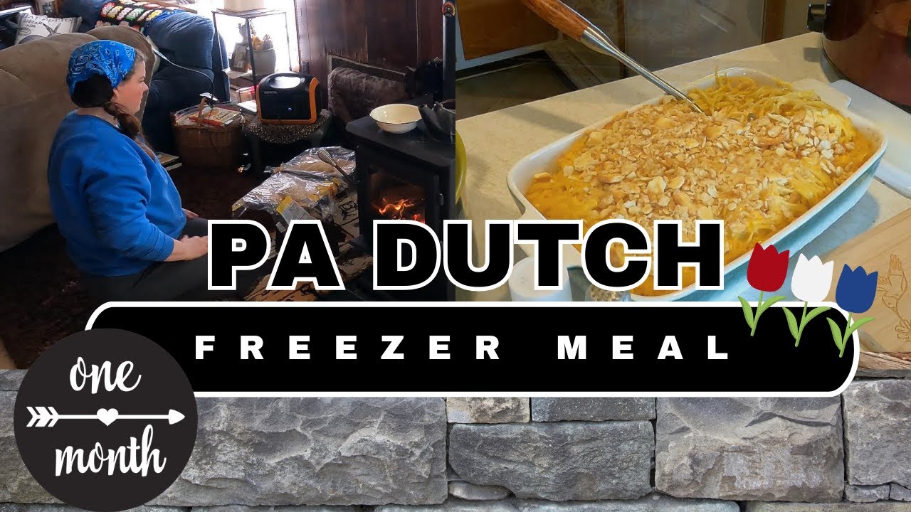 PA DUTCH LOW-BUDGET FREEZER MEAL