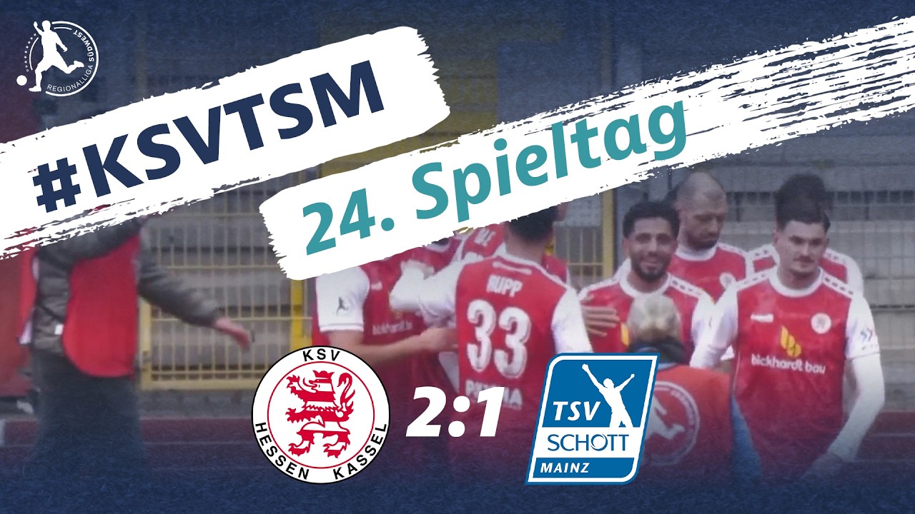 Später Siegtreffer | KSV Hessen Kassel - TSV Schott Mainz | 24. Spieltag RLSW