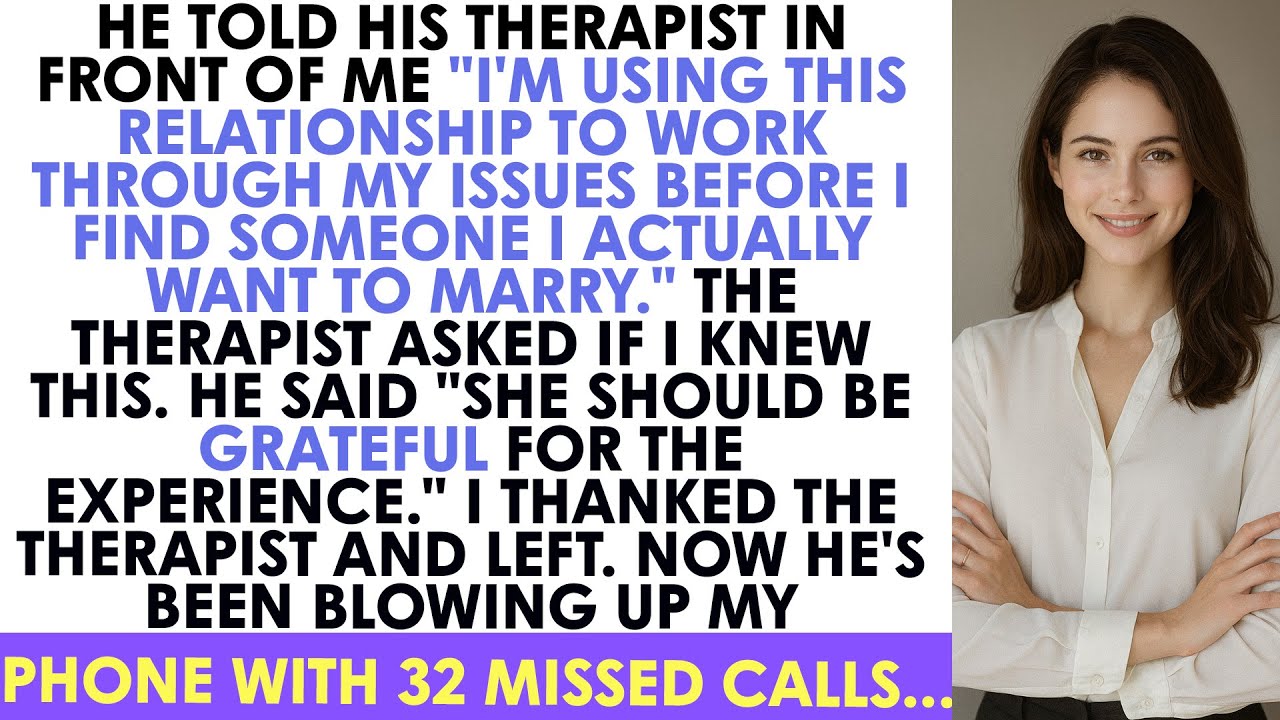 He Told His Therapist In Front Of Me 