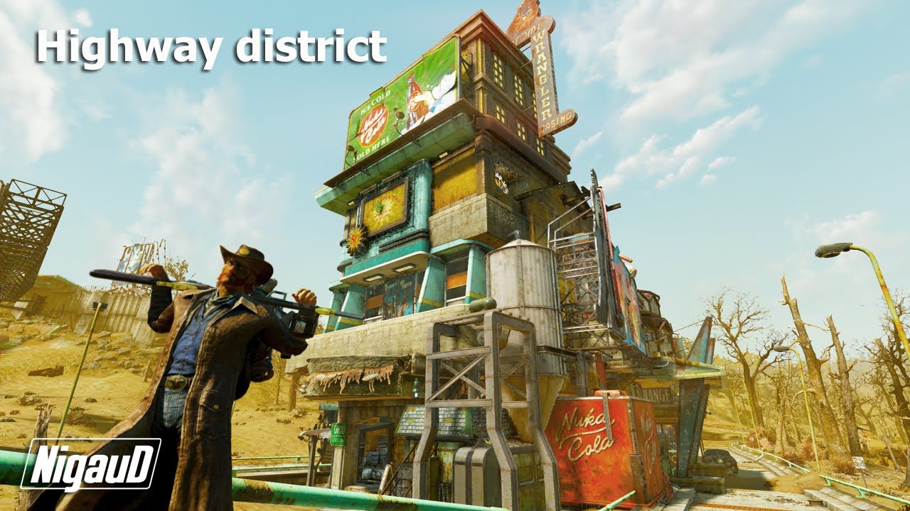 Higway District - Fallout 76 camp build