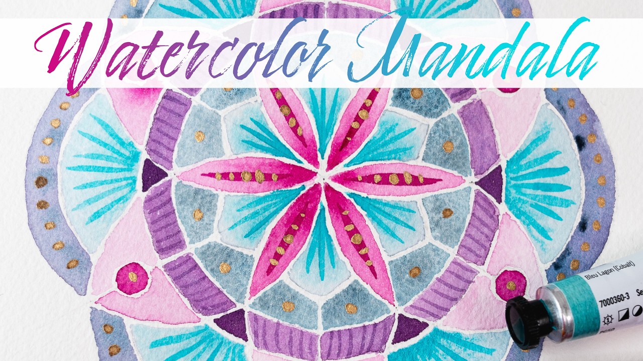 How to Paint a Watercolor Mandala