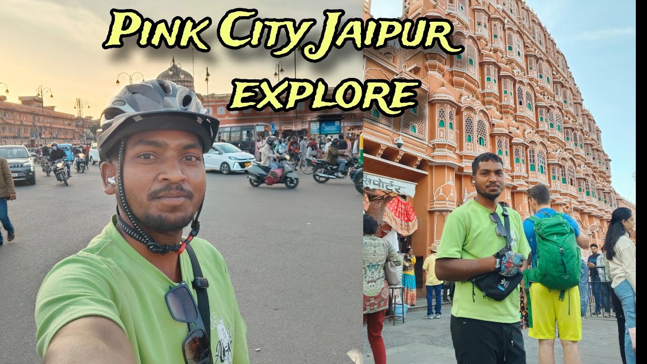 PINK CITY JAIPUR explore | Jharkhand to All India slow cycling Single Handed Sajul Tudu 