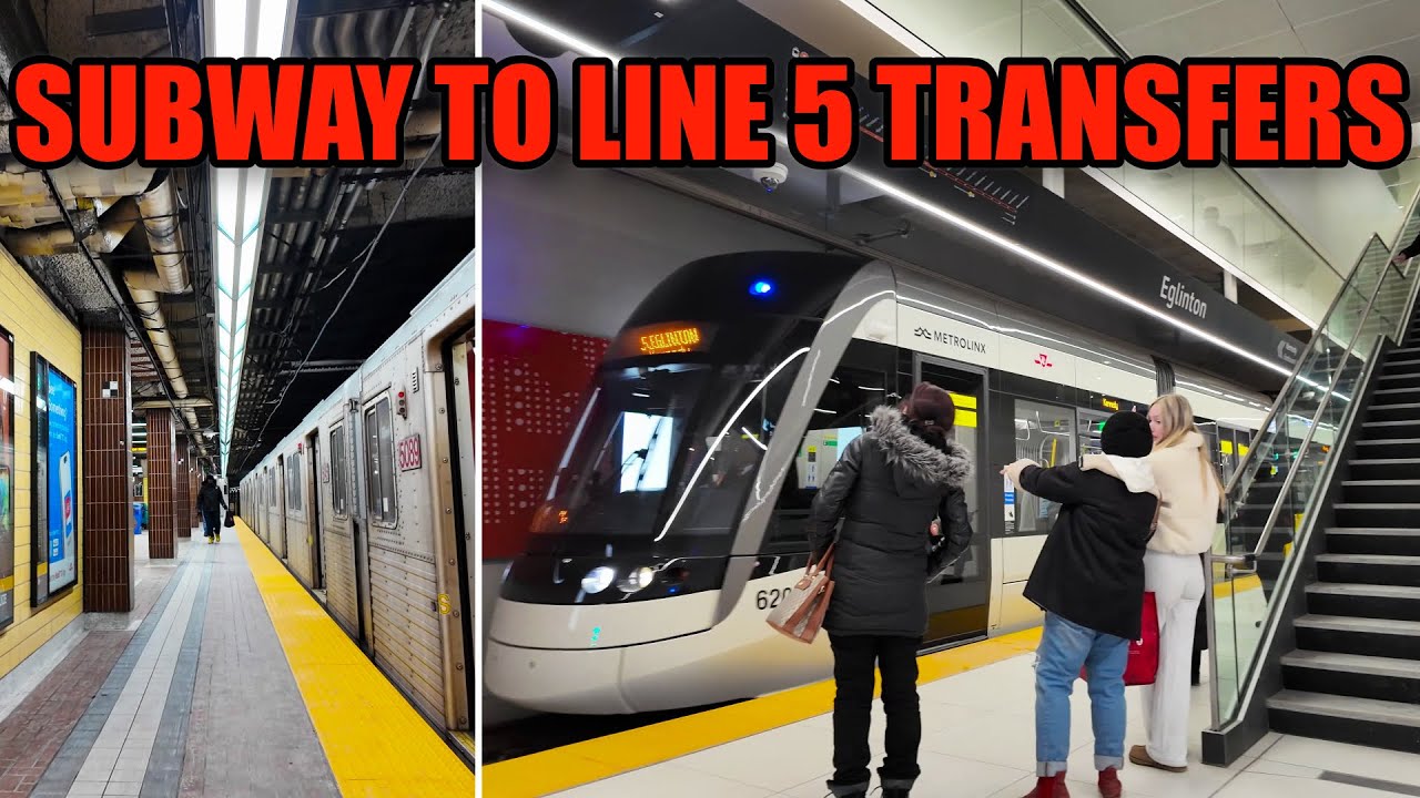 Toronto Line 5 Subway Transfers (Cedarvale, Eglinton & Kennedy)