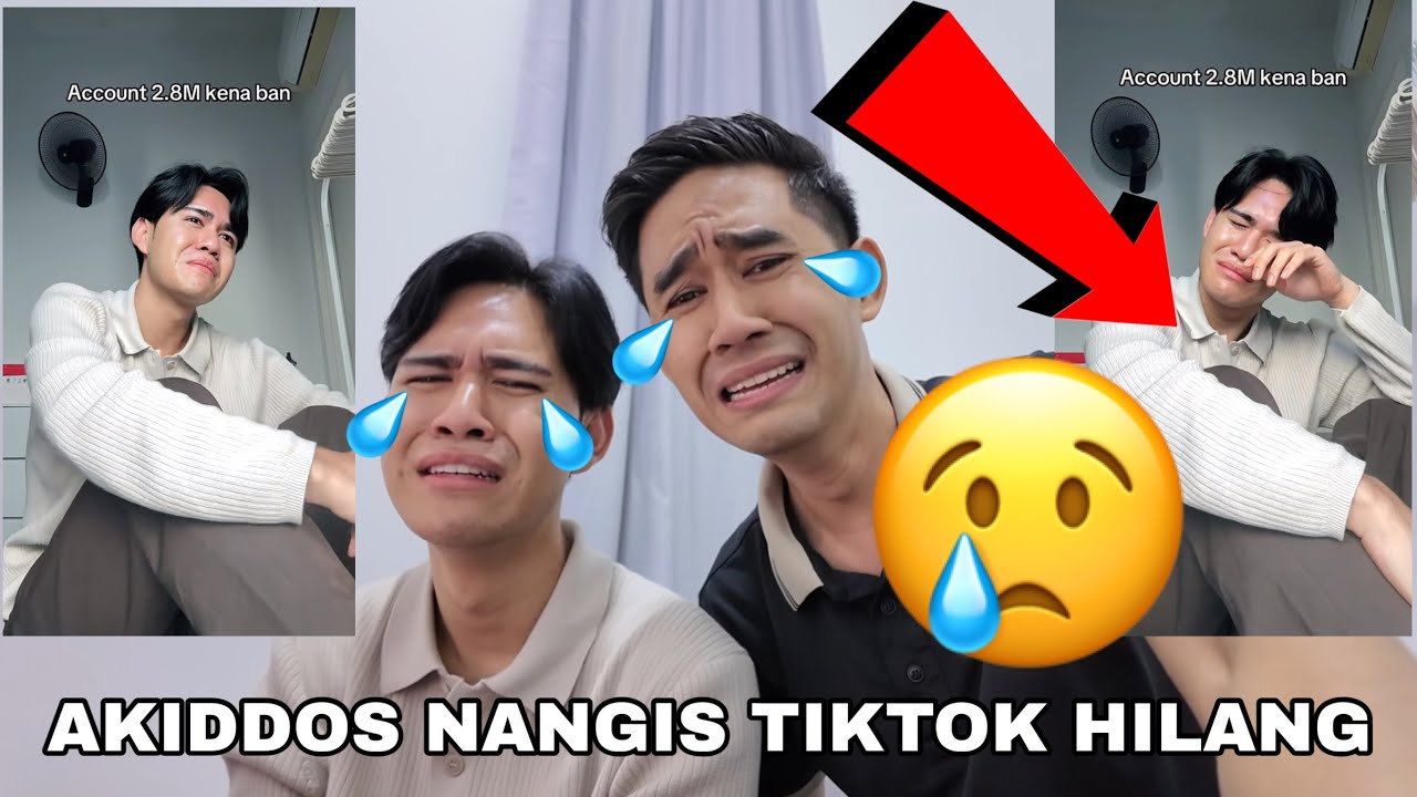 SEDIH AKIDDOS NANGIS SEBAB TIKTOK HILANG 😢