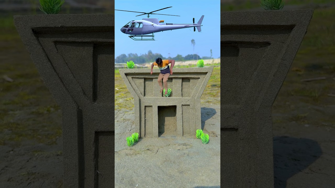 Helicopter 🚁 creative video tricks #vfx #creative #viralvideo #magic #shorts