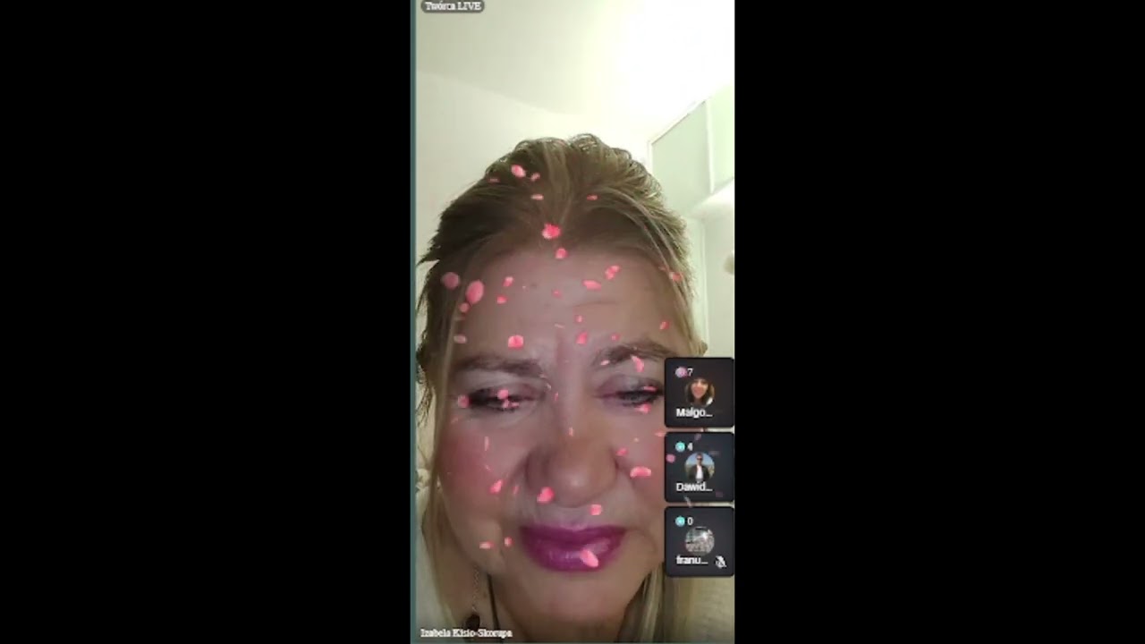 Live Izabeli Kisio-Skorupy TikTok 17.10.2025r.