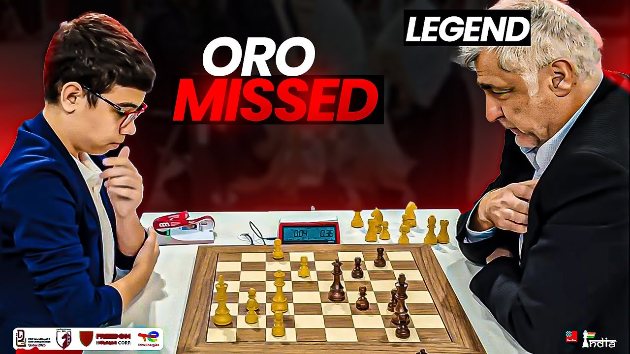 Faustino Oro's incredible miss against Vasyl Ivanchuk? | Clash of Generations | World Blitz 2025