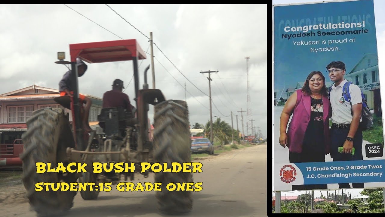 BLACK BUSH POLDER..JUNE 2025..Yakusari Market..Berbice, Guyana.