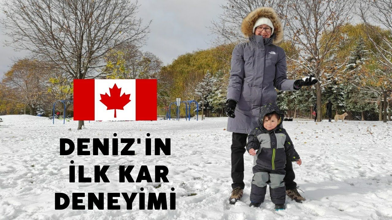 Kanada'ya İlk Kar Yağdı! Kanada Kışlık Alışveriş Vlog