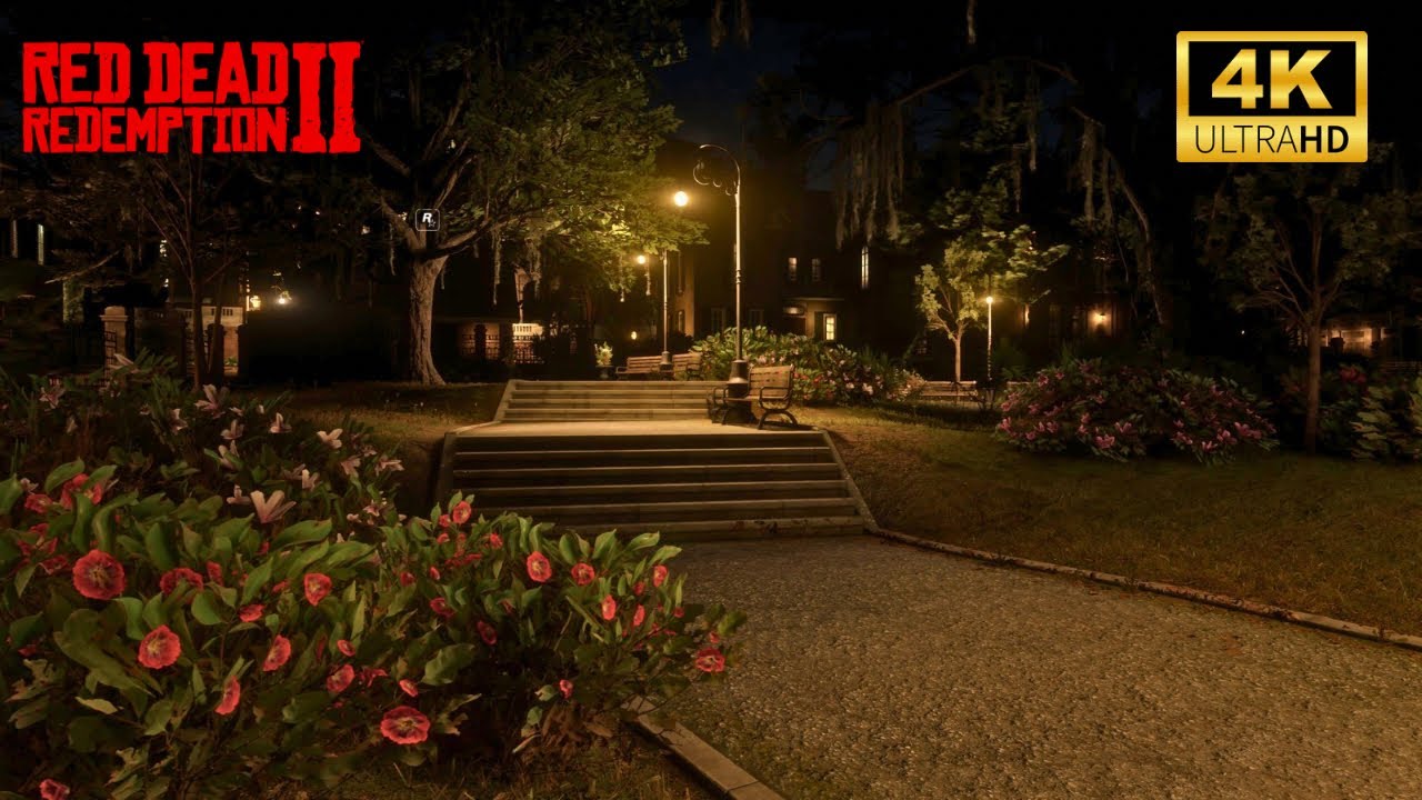 Saint Denis Night Walk – Red Dead Redemption 2 (PS5 4K)