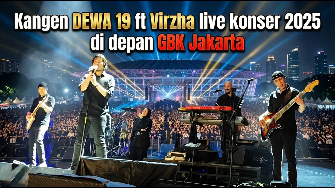 Kangen DEWA 19 ft Virzha  live konser 2025 di Jakarta