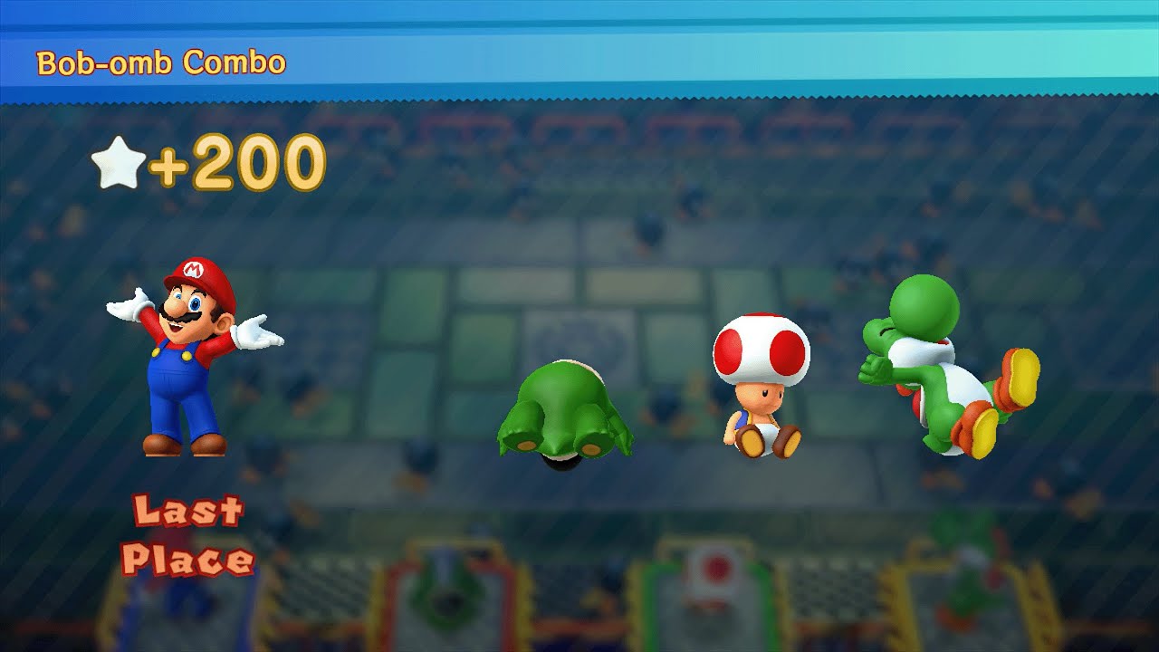 Mario Party 10 - Mario vs Spike vs Toad vs Yoshi - Chaos Castle