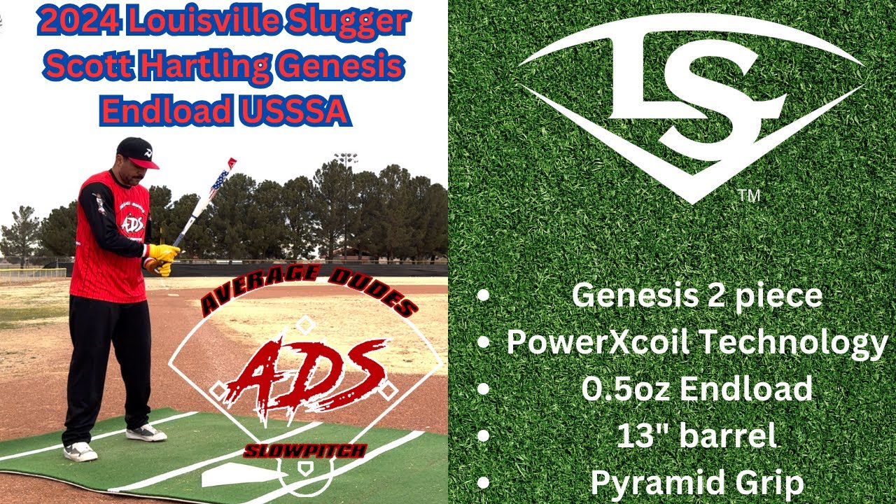 Hitting with the 2024 Louisville Slugger Scott Hartling Genesis | Average Dudes Slowpitch Bat Review