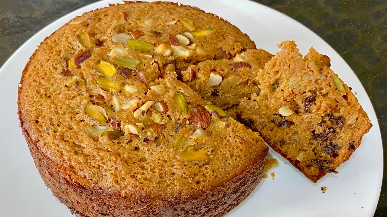 Christmas Special Plum Cake/ Holiday Cake/ Sugar Free Plum Cake/ Plum Cake With Molasses