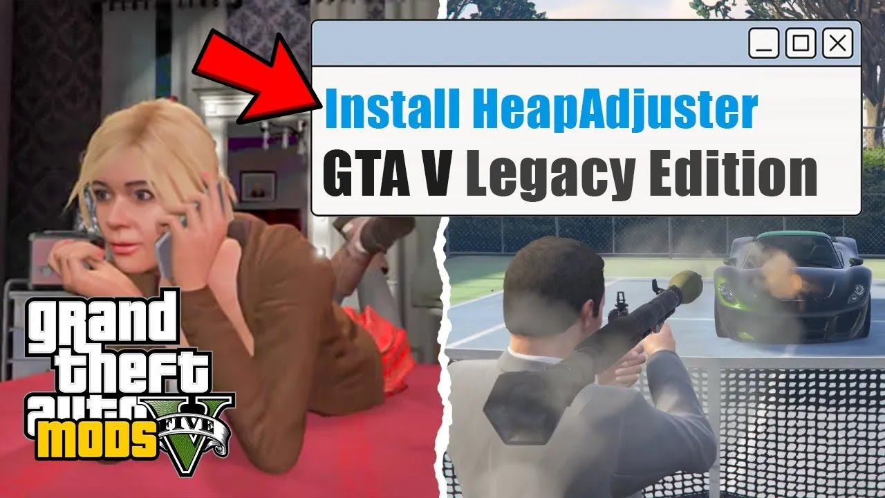 Как установить HeapAdjuster в GTA V Legacy (2025) Моды GTA 5