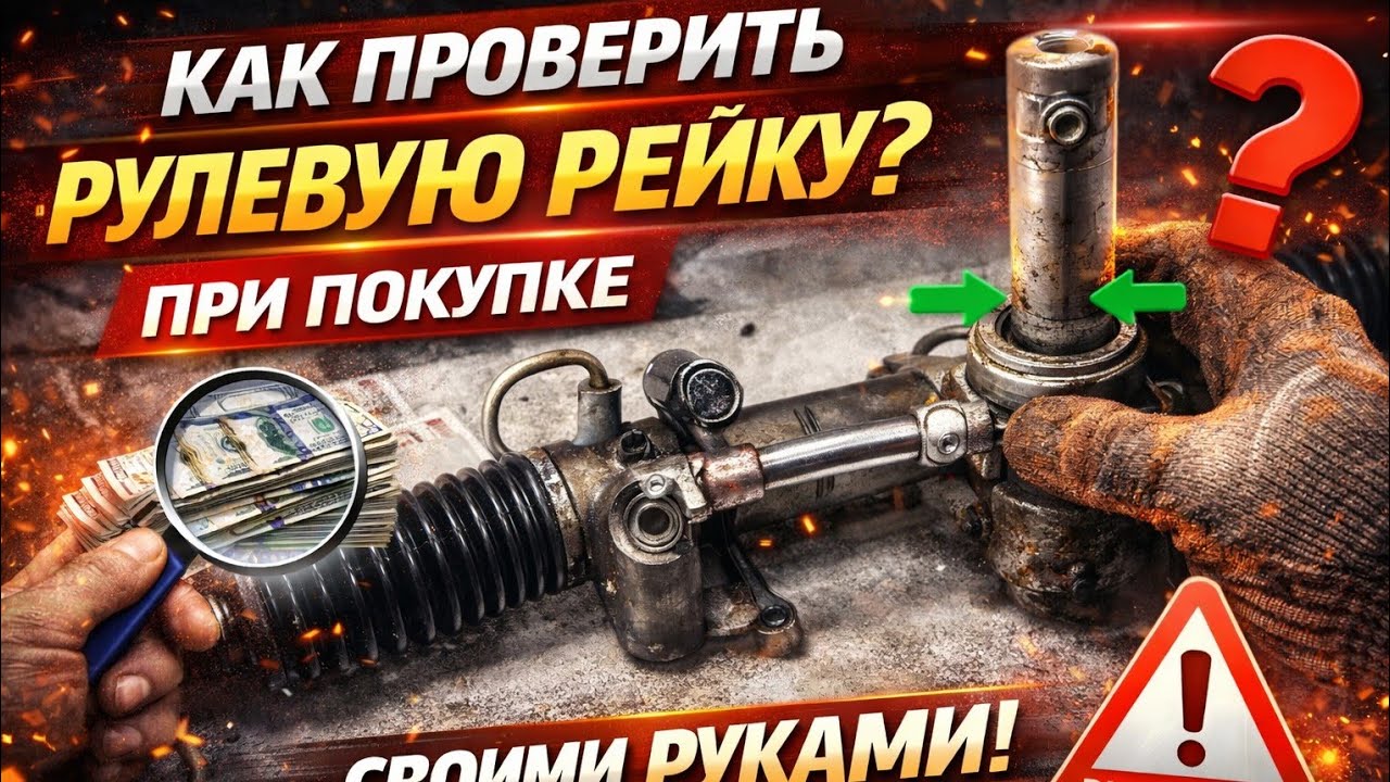 Как проверить рулевую рейку - при покупке