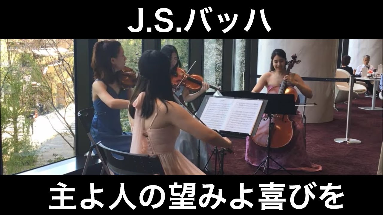 J.S.バッハ／主よ人の望みよ喜びを（弦楽四重奏） 朝♪クラ～Asa－Kura～